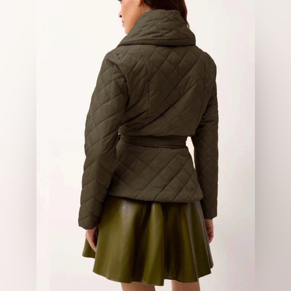 Marie Oliver Raven Jacket - Army Green - Picture 2 of 4